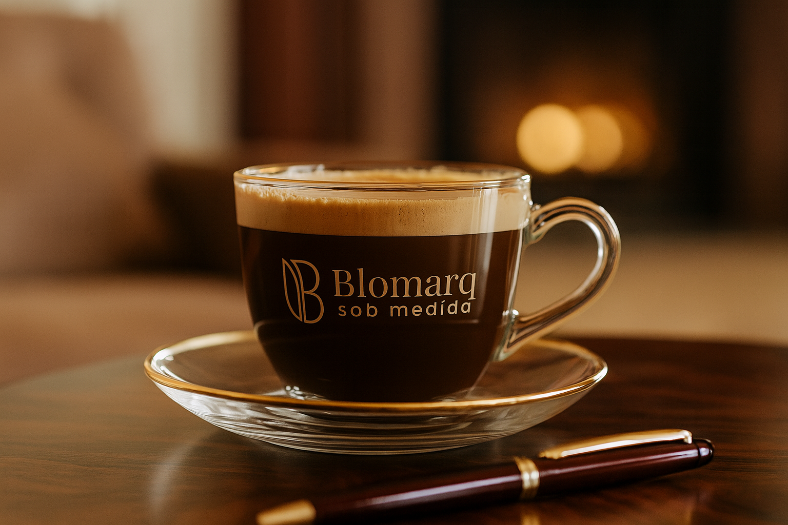 Mockup Xícara de Café Blomarq