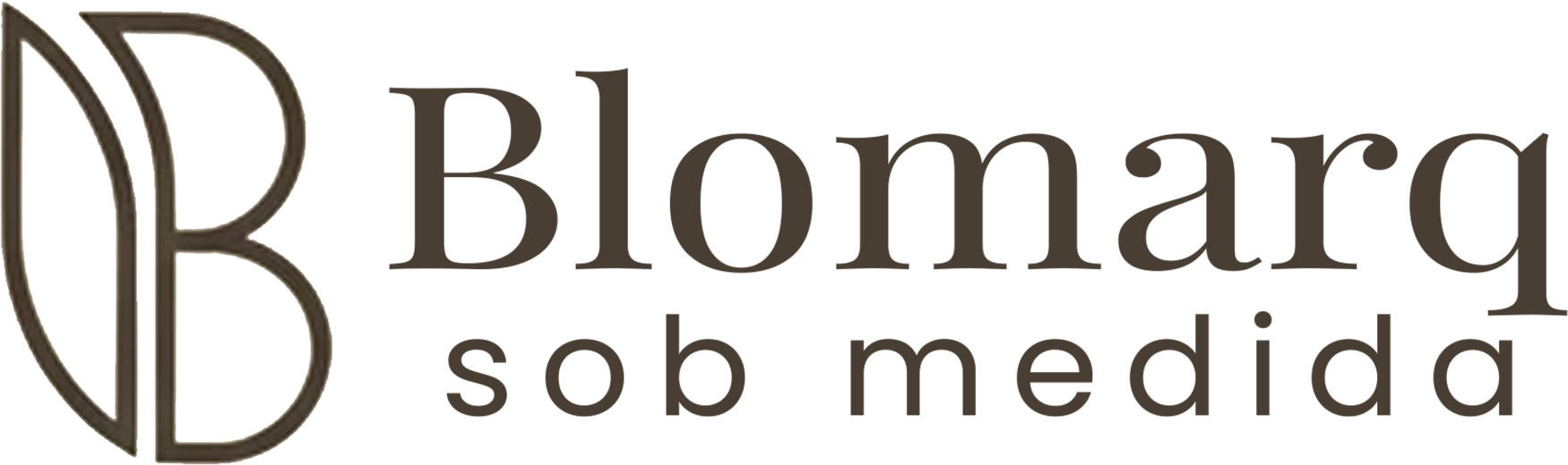 Logotipo Final Blomarq sob medida
