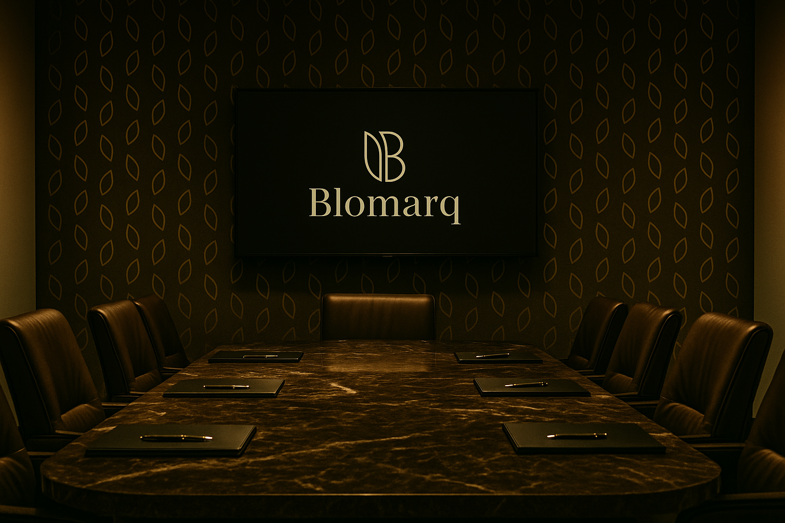 Mockup Sala de Reunião Blomarq